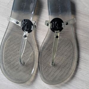 Karl Lagerfeld Transparent Sandals with Black Detail